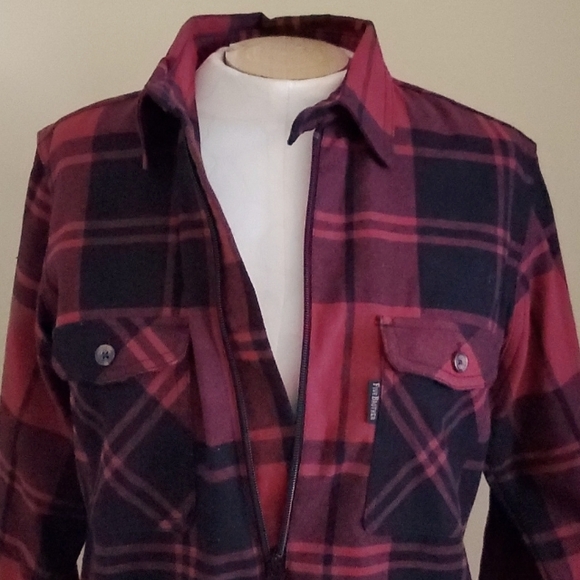 Five Brother 1/2 Zip Flannel Style Top Size Medium - Picture 5 of 8